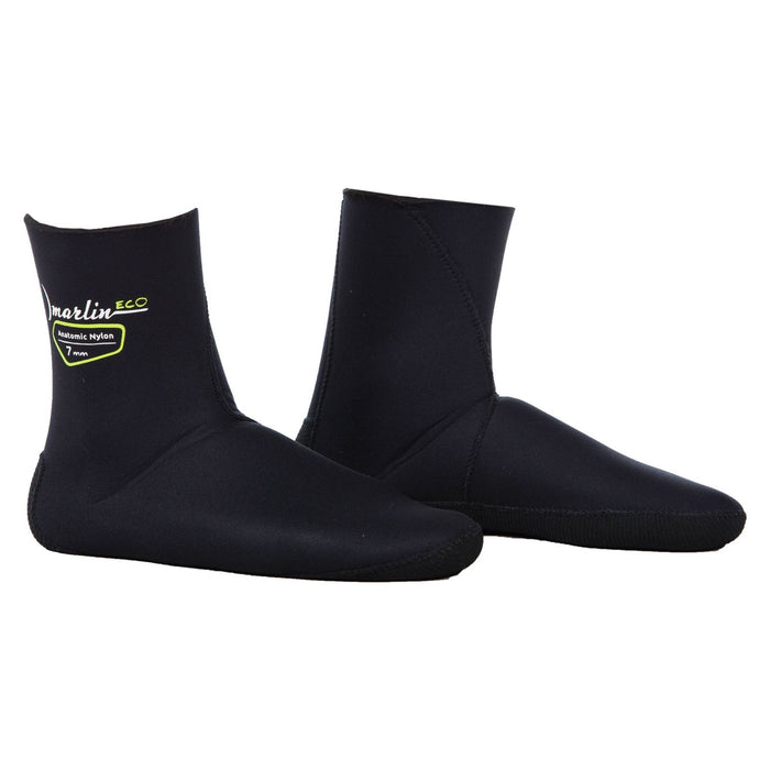 Calcetines Anatómicos para Esnórquel Nylon Eco 3mm Negros Talla M Marlin 213461