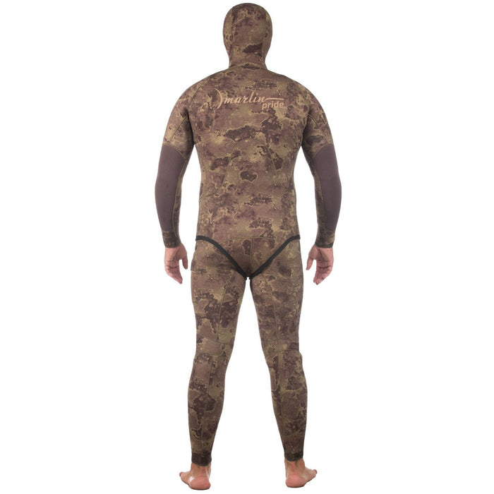 Spearfishing Full Wetsuit Pride Man 5mm Olive-Camo Size XL Marlin 213585
