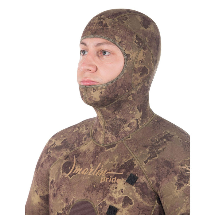 Spearfishing Full Wetsuit Pride Man 5mm Olive-Camo Size XL Marlin 213585