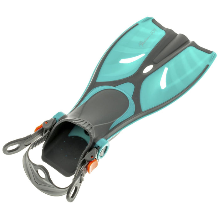 Palmes de Snorkeling Joy Kids Vert Taille S-M-27-31 Marlin 214157