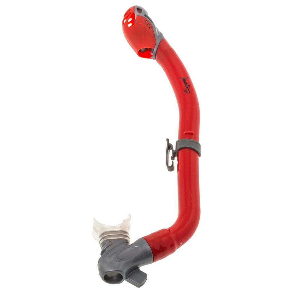 Tube de snorkel Joy enfants rouge-argent Marlin 214181