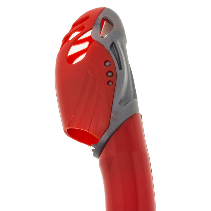 Tube de snorkel Joy enfants rouge-argent Marlin 214181