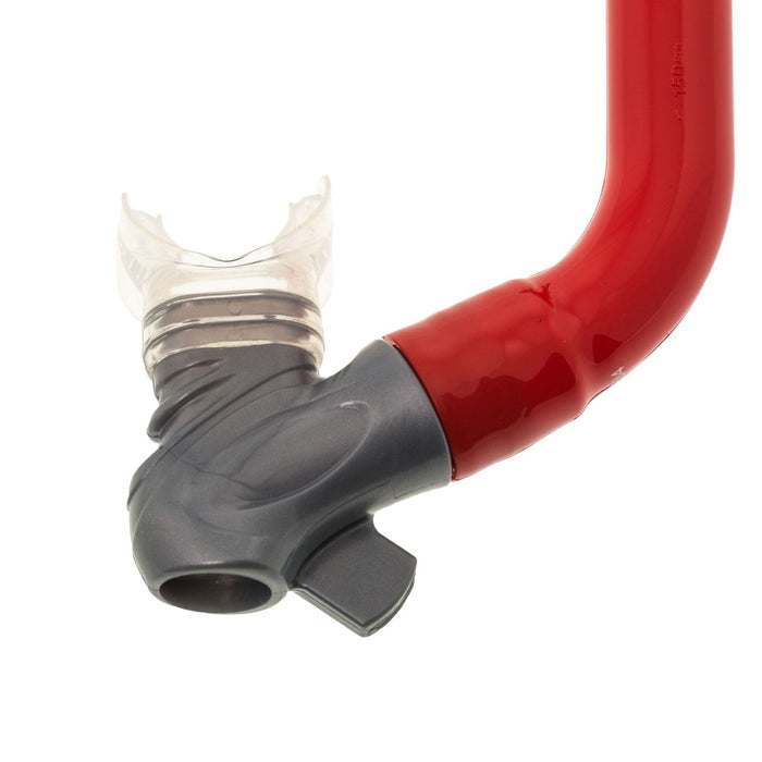Tube de snorkel Joy enfants rouge-argent Marlin 214181