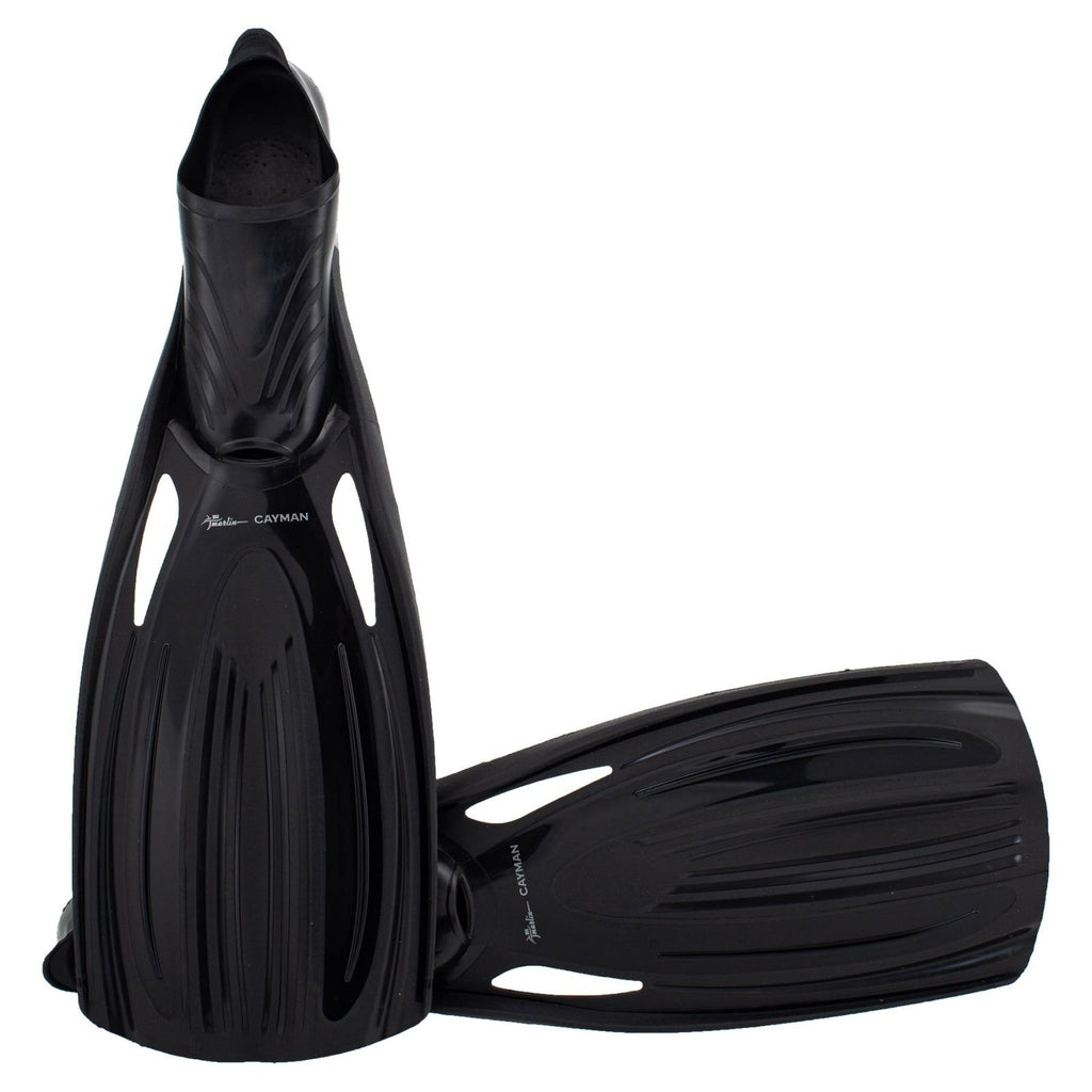 Aletas de snorkel Cayman Full Foot Negras Talla M-42-43 Marlin 216299