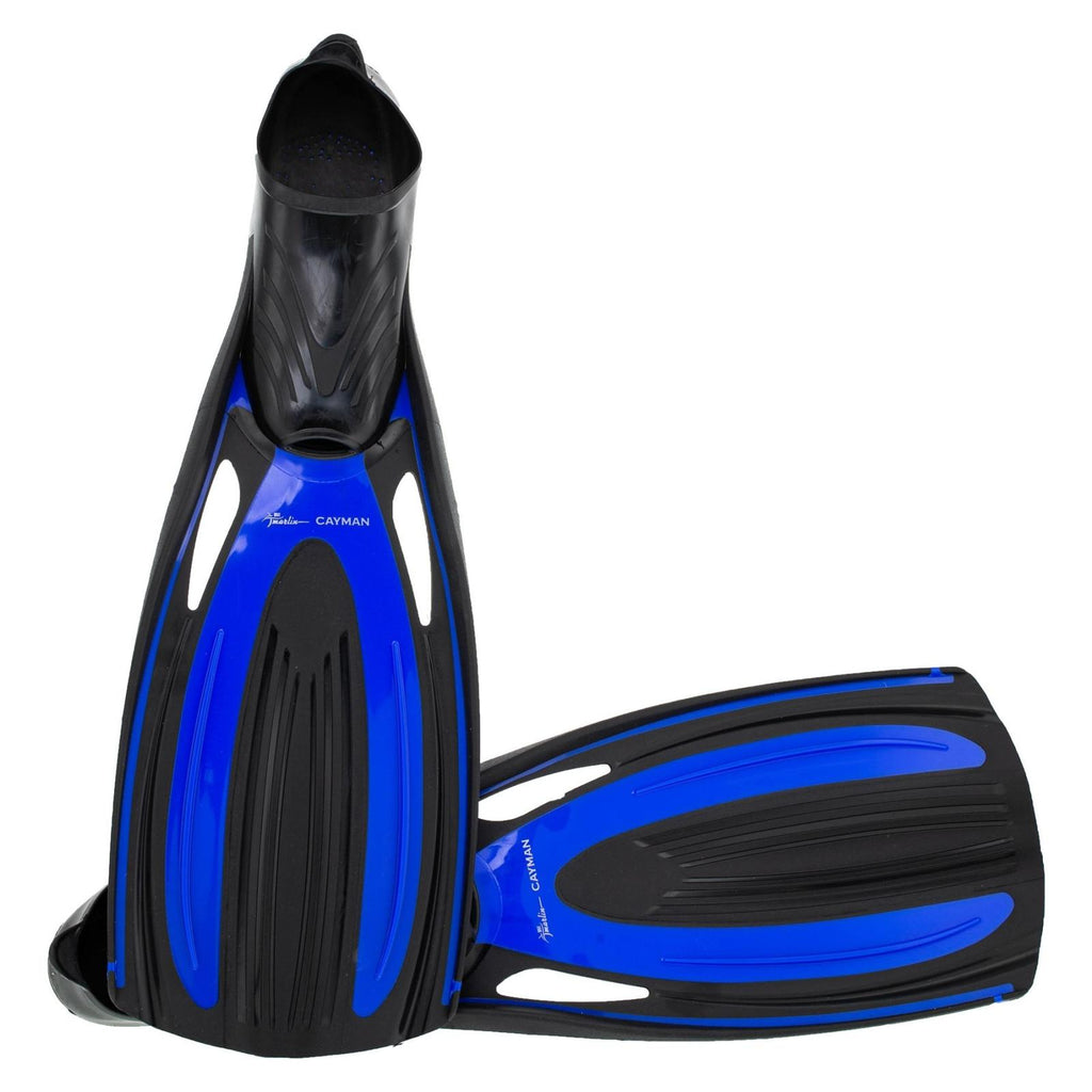 Aletas de snorkel Cayman Full Foot Azules Talla L-44-45 Marlin 216302