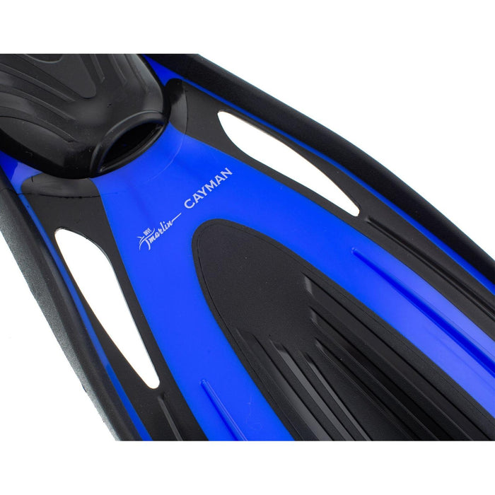 Aletas de snorkel Cayman Full Foot Azules Talla L-44-45 Marlin 216302