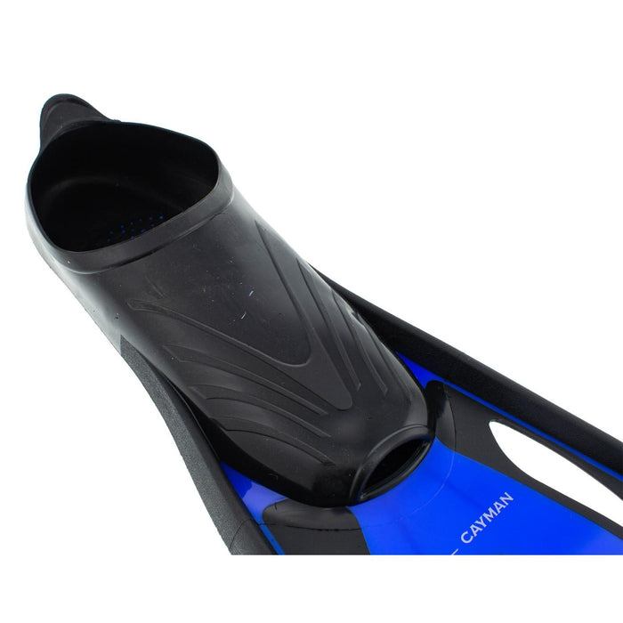 Aletas de snorkel Cayman Full Foot Azules Talla L-44-45 Marlin 216302