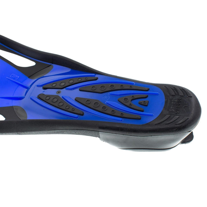Aletas de snorkel Cayman Full Foot Azules Talla L-44-45 Marlin 216302