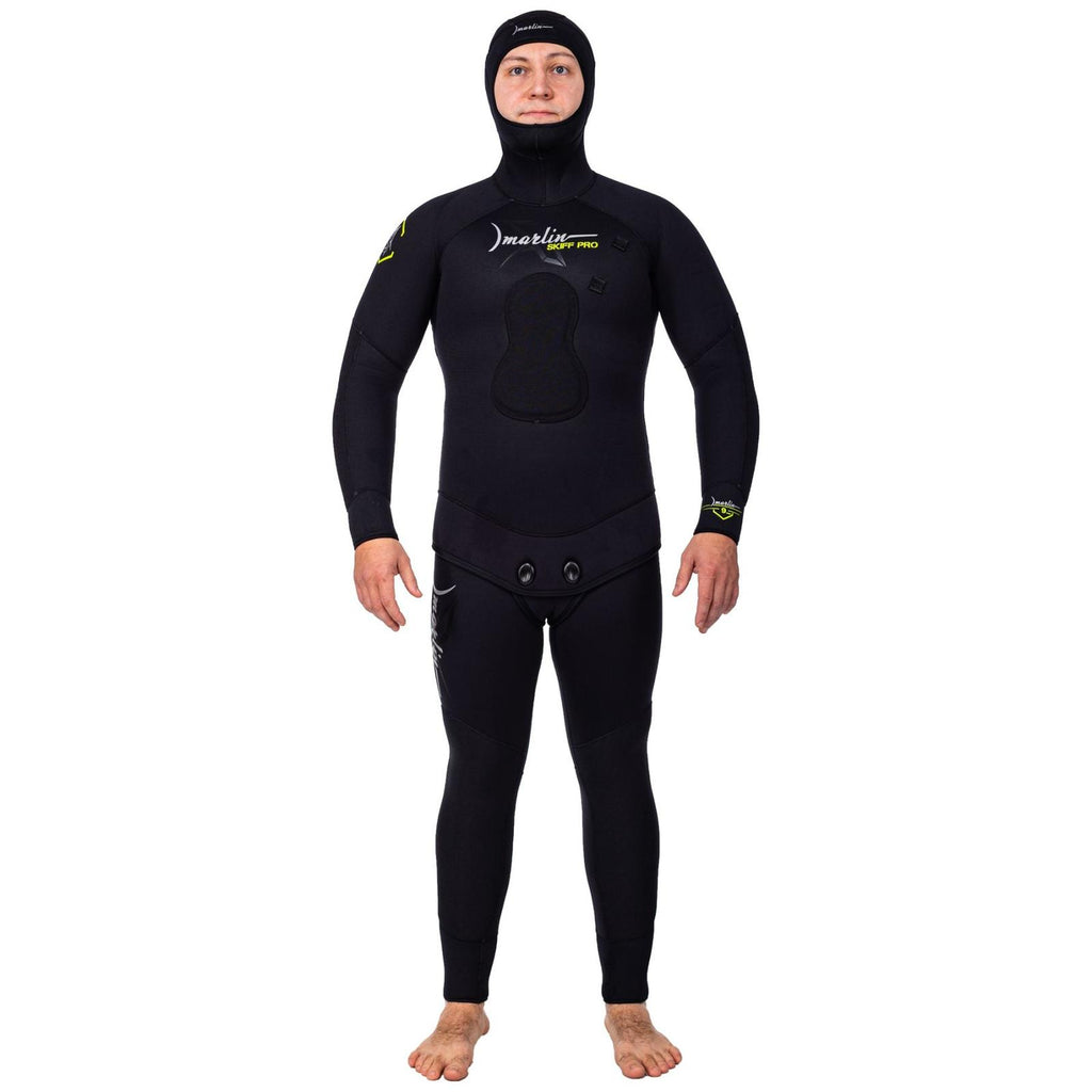 Spearfishing Full Wetsuit Skiff Pro Man 5mm Black Size M Marlin 216448