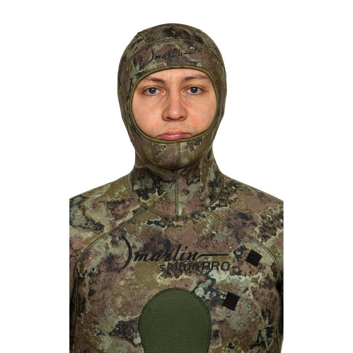 Spearfishing Full Wetsuit Skilur Pro 5mm Green-Camo Size ML Marlin 216464