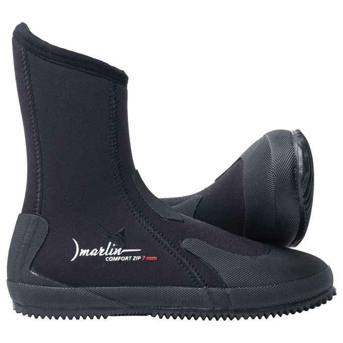 Botas de buceo Comfort Zip 7mm Negros Talla UE 43 Marlin 217035