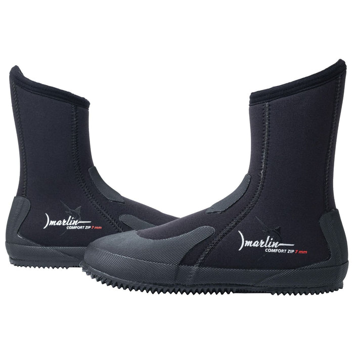 Botas de buceo Comfort Zip 7mm Negros Talla UE 43 Marlin 217035