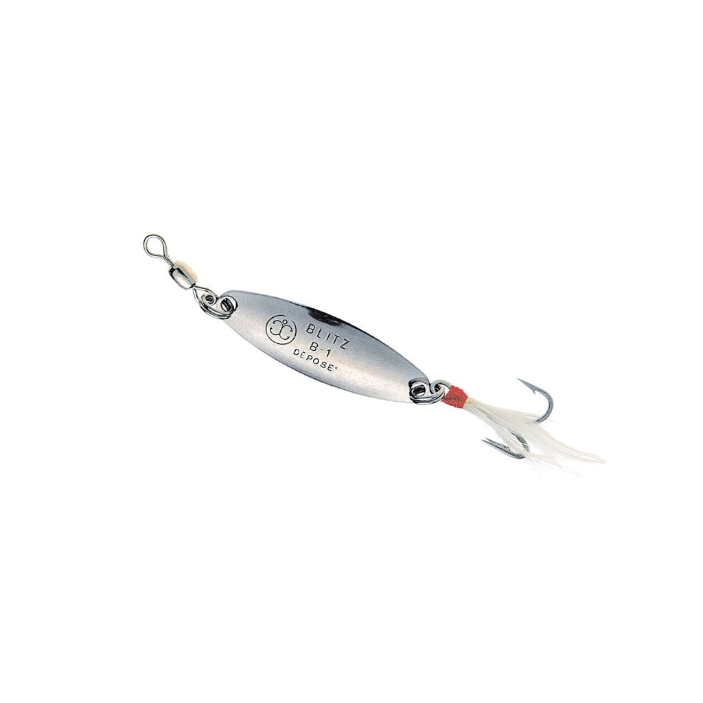 Cucharilla de Pesca Blitz Con Pluma B2 50mm 8g Experto Depredador 22700