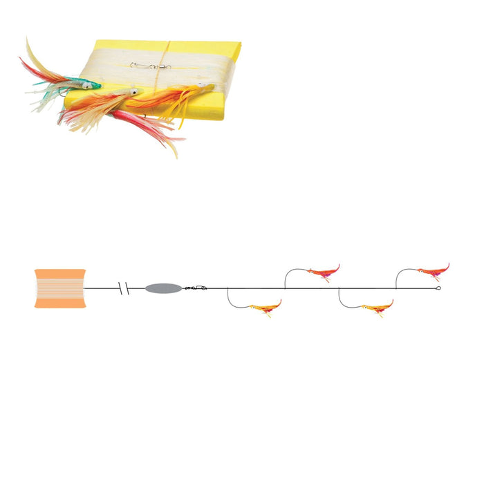 Rig de Fondo de Atún Con Varios Ganchos Expert Predator 23560
