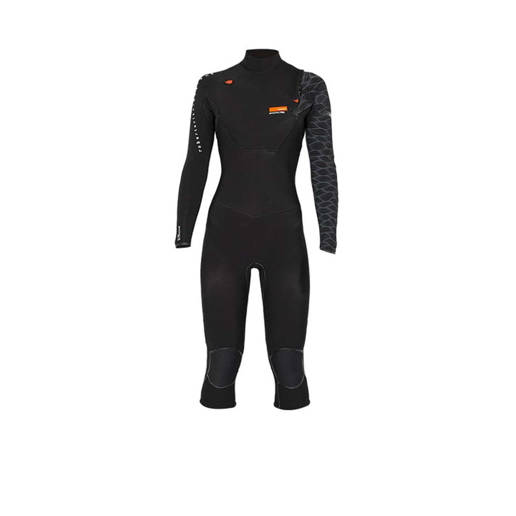 Short Wetsuit Amazone Chest Zip 3-2 Overknee Black-Orange Y27 Size 10 RRD 25AMOCZ_32_10