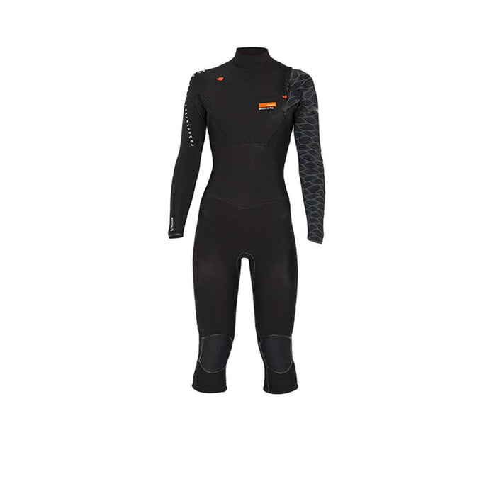 Short Wetsuit Amazone Chest Zip 3-2 Overknee Black-Orange Y27 Size 12 RRD 25AMOCZ_32_12