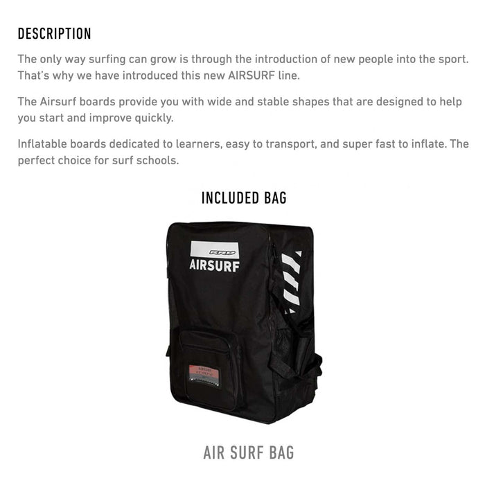 Planche de surf gonflable Airsurf 5'2''x20''x2'' 26l RRD 25AS52