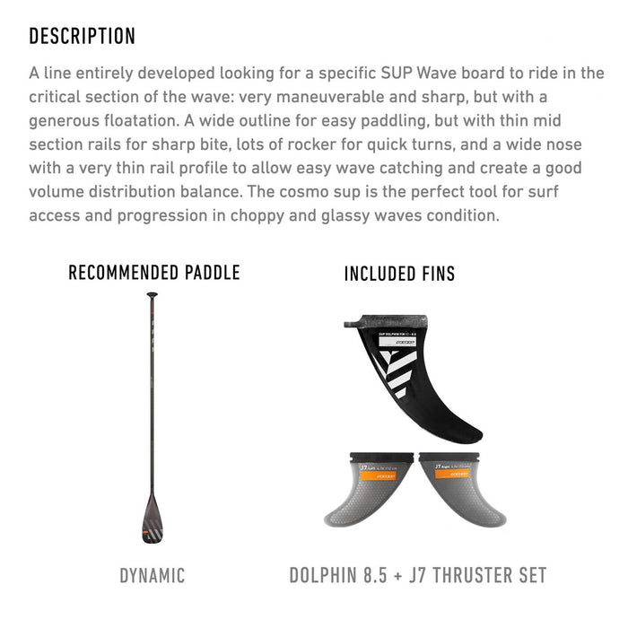 Planche SUP composite Cosmo Lte 9'1''x32''x4 1-4'' 152l RRD 25C091LTE