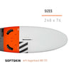 Windsurf Board Evolution L Softskin With Dagger 248x76 RRD 25ELDS