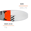 Tabla de Windsurf Fire Race Y25 120 Lte 230x75cm RRD 25FR120LTE