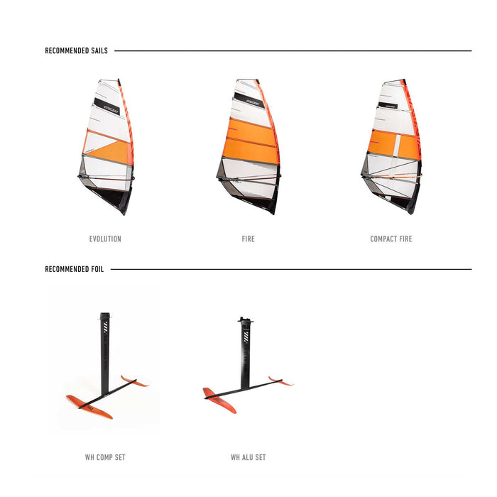 Tabla de Windfoil H-Fire 91 E-Tech 236x91cm 147l RRD 25HF91E