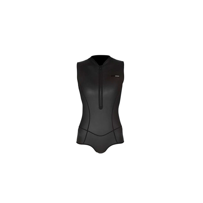 Body Vest Seventysix 2-1 Flatlock Woman Black-Orange Y27 Size 14 RRD 25SEVBVF21_45_14