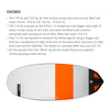Tabla de windsurf X-Fire Ltd 232x75cm 118l RRD 25XF118LTD