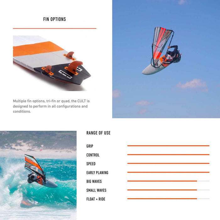 Tavola da windsurf Cult Ltd 218x56,5cm 74l RRD 26C74L