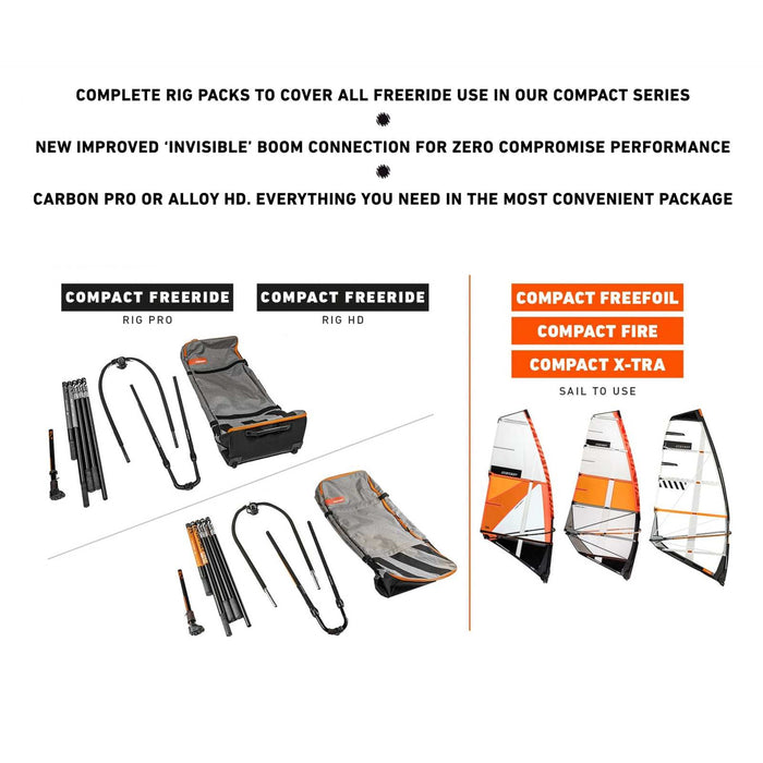 Pack de gréement compact Freeride Pro avec roues RRD 26CFRP
