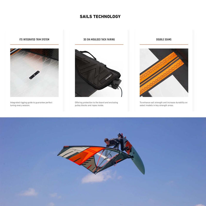 Vela de Windsurf Compacta Vogue Y26 Tamaño 4.6 RRD 26CV_44_4_6