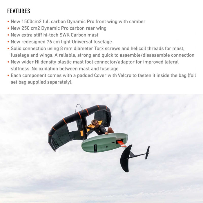 Set hydrofoil Dynamic Pro Swk Carbon Y26 1500 RRD 26DPCSWKF1500S