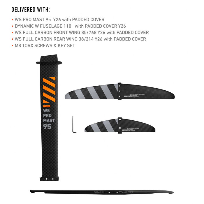 Juego de Hydrofoil Dynamic Ws Pro Carbon Tamaño 768 RRD 26DPWF768S