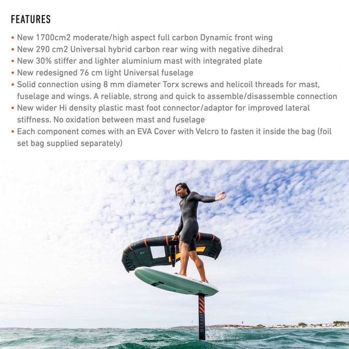 Juego de Hydrofoil Dynamic Sw Alu Y26 1700-85 RRD 26DSWA1700FS