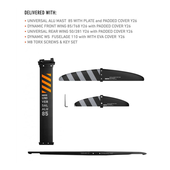 Hydrofoil Set Dynamic Ws Alu Size 768 RRD 26DWFS768S