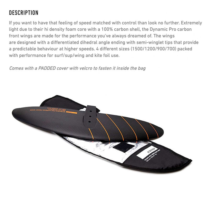 Aile avant hydrofoil Dynamic Pro Full Carbon 83cm RRD 26DYPCFW15