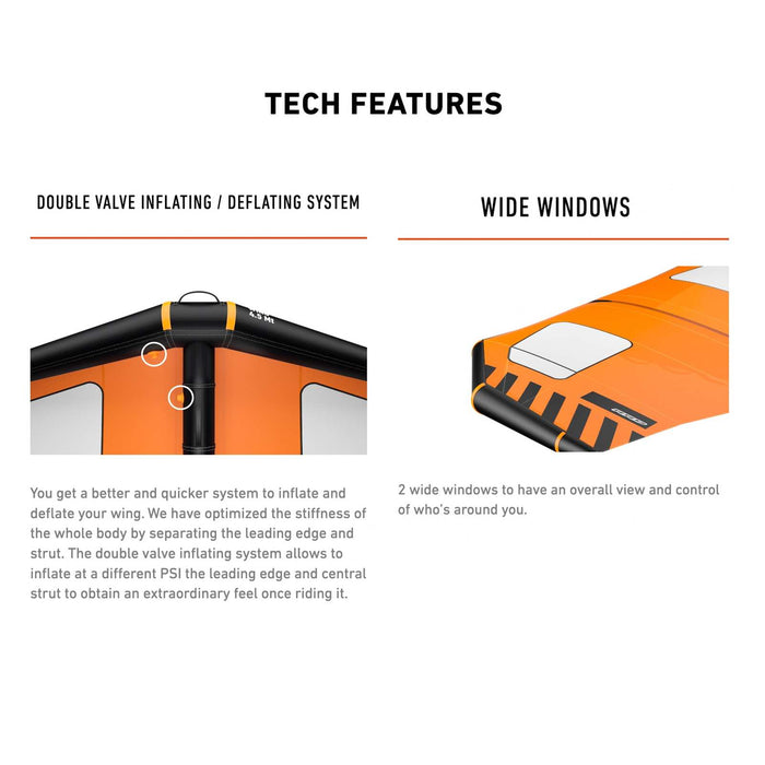 Wing Foil Wing Evolution Orange Y26 Size 2.8 RRD 26EW28