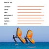 Wing Foil Wing Evolution Orange Y26 Size 3.5 RRD 26EW35