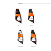 Windsurfboard Freestyle Wave Black Ribbon 230x64cm 104l RRD 26FW104BR