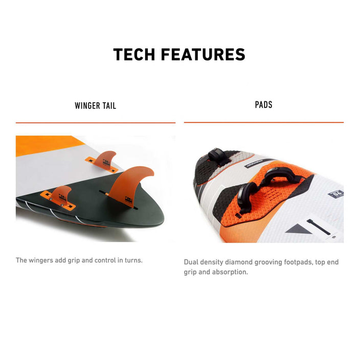 Tabla de windsurf Freestyle Wave Lte 226x60cm 90l RRD 26FW90LTE