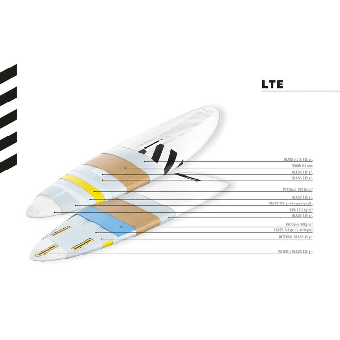 Tavole da windsurf Freestyle Wave Lte 228x62cm 96l RRD 26FW96LTE