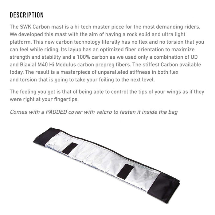 Mástil Hydrofoil SWK Carbon 85cm RRD 26SWKCM