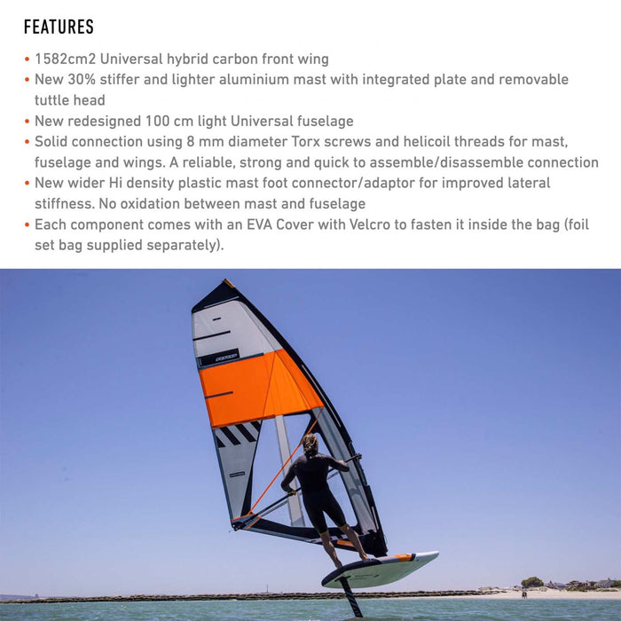 Juego Hydrofoil Universal Ws Alu 1600 Y26 RRD 26UWFS1600S