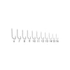 Fishing Hooks 1209 Carbon Steel Cristal Nickel №6 20pcs Expert Predator 27660