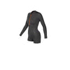 Kurze Neoprenanzug Seventysix Shortleg Damen Frontreißverschluss 2-2 Grau Größe 12-XL RRD 2776FZ22SF_12
