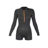 Kurze Neoprenanzug Seventysix Shortleg Damen Frontreißverschluss 2-2 Grau Größe 12-XL RRD 2776FZ22SF_12