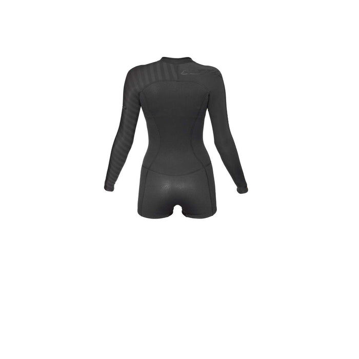 Kurze Neoprenanzug Seventysix Shortleg Damen Frontreißverschluss 2-2 Grau Größe 12-XL RRD 2776FZ22SF_12