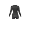 Kurze Neoprenanzug Seventysix Shortleg Damen Frontreißverschluss 2-2 Grau Größe 12-XL RRD 2776FZ22SF_12