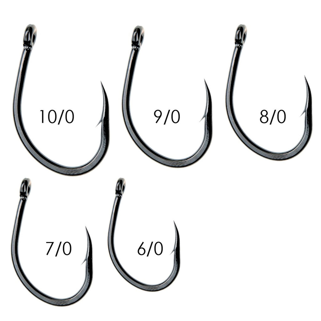 Fishing Hooks Albacore 230 Carbon Steel Black-Nickel №8-0 5pcs Expert Predator 27809