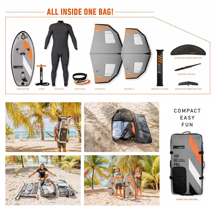 Tabla de wing foil Air Beluga Pro 134x54x10,5cm 60l RRD 27ABLGP60