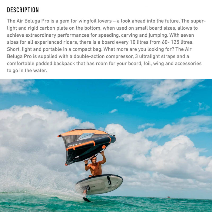 Tabla de wing foil Air Beluga Pro 146x68x10,5cm 80l RRD 27ABLGP80